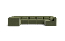 Load image into Gallery viewer, Atmosphere Sleeper Sofa &amp; Sectional - Rounded Backrest - Cypress Green
