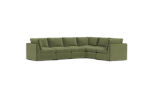 Load image into Gallery viewer, Ciello - Sectional - Cypress Green - High Angled
