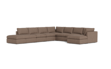 Load image into Gallery viewer, Ciello XL - Sectional - Mocha - High Angled
