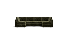 Load image into Gallery viewer, Ciello - Sectional - Sage - High Angled
