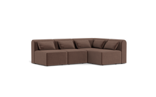 Load image into Gallery viewer, Atmosphere - Sectional - Rounded Backrest - Chocolate
