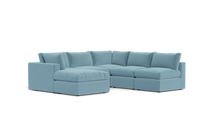 Load image into Gallery viewer, Ciello - Sectional - Aqua - Regular Backrest
