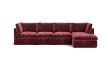 Load image into Gallery viewer, Ciello XL - Sofa - Bordeaux - High Angled
