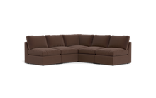 Load image into Gallery viewer, Ciello XL - Sectional - Chocolate - High Angled

