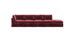 Load image into Gallery viewer, Ciello - Sofa - Bordeaux - High Angled
