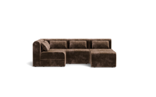 Load image into Gallery viewer, Atmosphere Sleeper Sofa &amp; Sectional - Rounded Backrest - Espresso
