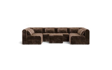 Load image into Gallery viewer, Atmosphere Sleeper Sofa &amp; Sectional - Rounded Backrest - Espresso
