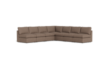 Load image into Gallery viewer, Ciello - Sectional - Mocha - High Angled
