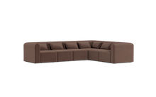 Load image into Gallery viewer, Atmosphere - Sectional - Rounded Backrest - Chocolate
