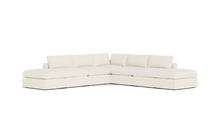 Load image into Gallery viewer, Ciello XL - Sectional - Snowdrift - Regular Backrest
