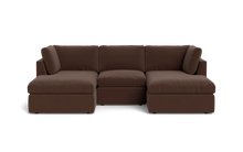 Load image into Gallery viewer, Ciello - Sofa - Chocolate - High Angled
