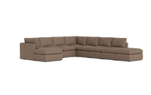 Load image into Gallery viewer, Ciello - Sectional - Mocha - High Angled
