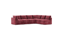 Load image into Gallery viewer, Ciello XL - Sectional - Bordeaux - High Angled
