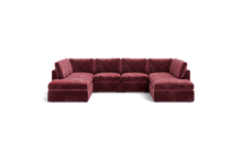 Load image into Gallery viewer, Ciello XL - Sectional - Bordeaux - High Angled
