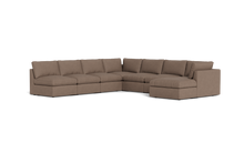 Load image into Gallery viewer, Ciello XL - Sectional - Mocha - High Angled
