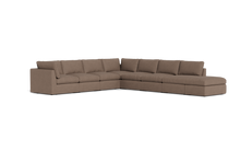 Load image into Gallery viewer, Ciello XL - Sectional - Mocha - High Angled
