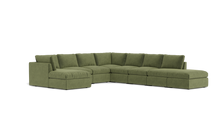 Load image into Gallery viewer, Ciello - Sectional - Cypress Green - High Angled
