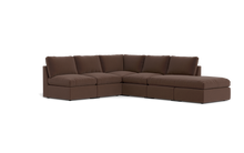 Load image into Gallery viewer, Ciello XL - Sectional - Chocolate - High Angled
