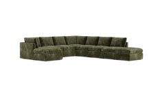 Load image into Gallery viewer, Ciello XL - Sectional - Sage - High Angled
