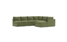 Load image into Gallery viewer, Ciello - Sectional - Cypress Green - High Angled
