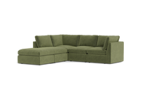 Load image into Gallery viewer, Ciello - Sectional - Cypress Green - High Angled
