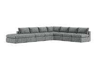 Load image into Gallery viewer, Ciello XL - Sectional - Basalt - Regular Backrest
