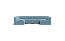 Load image into Gallery viewer, Cassini - Corner Sectional - Aqua
