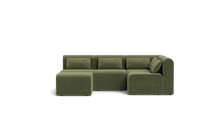 Load image into Gallery viewer, Atmosphere Sleeper Sofa &amp; Sectional - Rounded Backrest - Cypress Green
