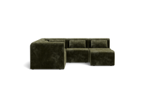 Load image into Gallery viewer, Atmosphere Sleeper Sofa &amp; Sectional - Rounded Backrest - Sage
