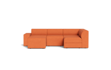 Load image into Gallery viewer, Atmosphere Sleeper Sofa &amp; Sectional - Regular Backrest - Tangerine
