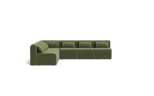 Load image into Gallery viewer, Atmosphere Sleeper Sofa &amp; Sectional - Rounded Backrest - Cypress Green
