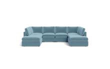Load image into Gallery viewer, Ciello - Sectional - Aqua - High Angled
