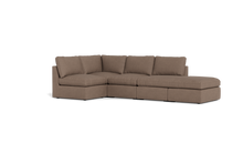 Load image into Gallery viewer, Ciello - Sectional - Mocha - High Angled
