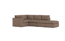 Load image into Gallery viewer, Ciello - Sectional - Mocha - High Angled
