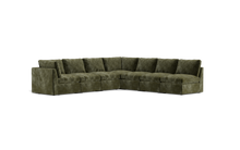 Load image into Gallery viewer, Ciello - Sectional - Sage - High Angled
