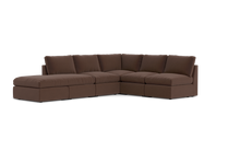 Load image into Gallery viewer, Ciello - Sectional - Chocolate - High Angled
