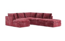 Load image into Gallery viewer, Ciello XL - Sectional - Bordeaux - High Angled

