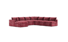 Load image into Gallery viewer, Ciello - Sectional - Bordeaux - Regular Backrest
