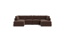 Load image into Gallery viewer, Ciello - Sectional - Chocolate - High Angled
