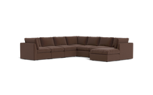 Load image into Gallery viewer, Ciello - Sectional - Chocolate - High Angled
