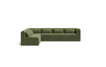 Load image into Gallery viewer, Atmosphere Sleeper Sofa &amp; Sectional - Rounded Backrest - Cypress Green
