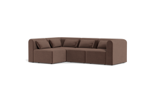 Load image into Gallery viewer, Atmosphere - Sectional - Rounded Backrest - Chocolate
