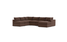 Load image into Gallery viewer, Ciello XL - Sectional - Chocolate - Regular Backrest
