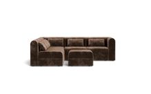 Load image into Gallery viewer, Atmosphere Sleeper Sofa &amp; Sectional - Rounded Backrest - Espresso
