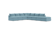 Load image into Gallery viewer, Ciello XL - Sectional - Aqua - Regular Backrest
