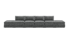 Load image into Gallery viewer, Ciello - Sofa - Basalt - Regular Backrest
