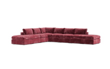 Load image into Gallery viewer, Ciello - Sectional - Bordeaux - Regular Backrest
