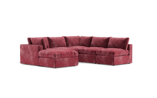 Load image into Gallery viewer, Ciello XL - Sectional - Bordeaux - Regular Backrest
