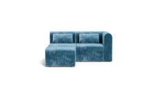 Load image into Gallery viewer, Atmosphere Sleeper Sofa &amp; Sectional - Rounded Backrest - Harbour Blue

