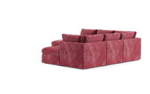 Load image into Gallery viewer, Ciello - Sectional - Bordeaux - High Angled
